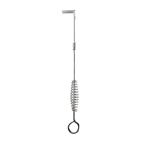QQ Master New Two-section BBQ Ash Tool Works for Big Green Egg, Kamado Joe and Other Charcoal Grills - Removably Assembled Wood Burning Stove Ash Tool Poker Cleaning Tools Grilling Accessories