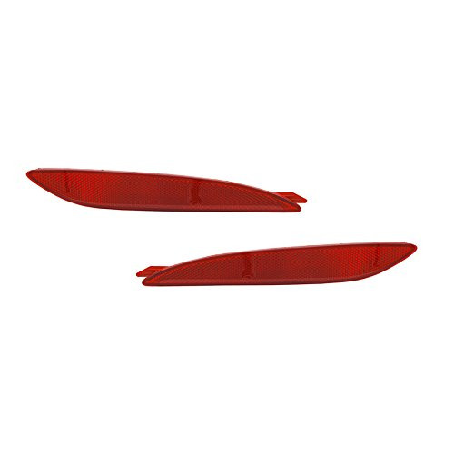 Rareelectrical NEW REFLECTOR LIGHT PAIR COMPATIBLE WITH HYUNDAI ELANTRA 2011-2013 92406-3X000 924053X000 924063X000 HY1185103 92405-3X000