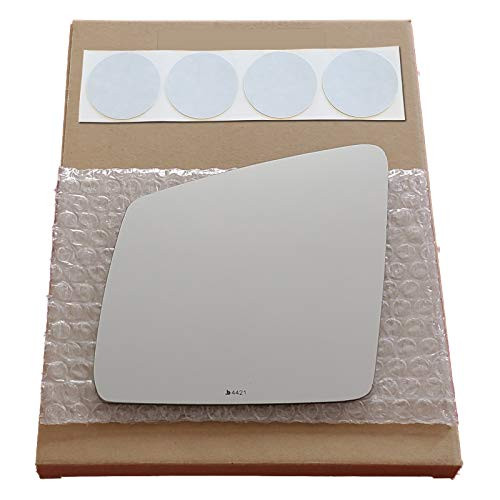 Mirror Glass Replacement  plus  Adhesive Pads for 2011-2016 Mercedes-Benz GL450 Driver Side - Fit Over