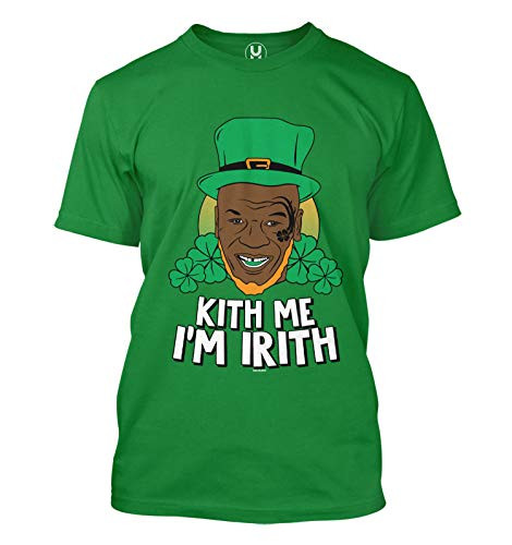 Kith Me Im Irith - Kiss Irish Clover Funny Mens T-Shirt  Kelly XX-Large