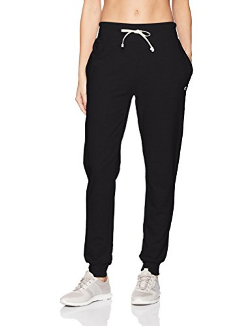 Champion Womens Authentic Originals French Terry Jogger Sweatpant Black Small