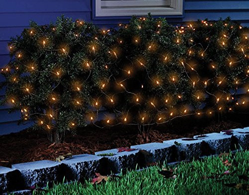 Celebrations 34090-71 Halloween Net Light 4'x4', Orange