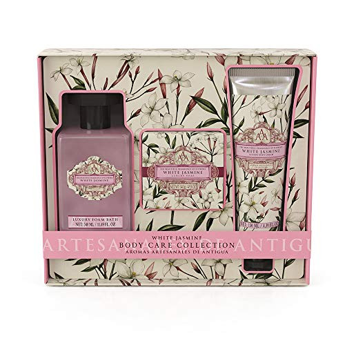AAA Floral - Body Care Collection: Foam Bath, Body Cream & Bar Soap White Jasmine