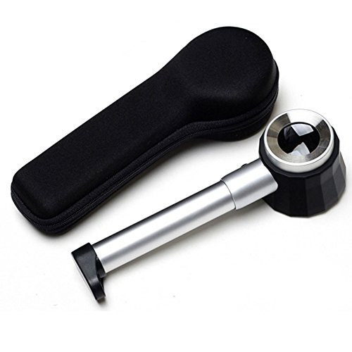 Handheld 10X Magnifier Loupe Optical Glass Magnifying Glass with Light Scale Magnifying Jewelry Loupe with Measure Scale Handheld 10X Magnifier Loupe Optical Glass Magnifying Glass with Light Scale Magnifying Jewelry Loupe with Measure Scale