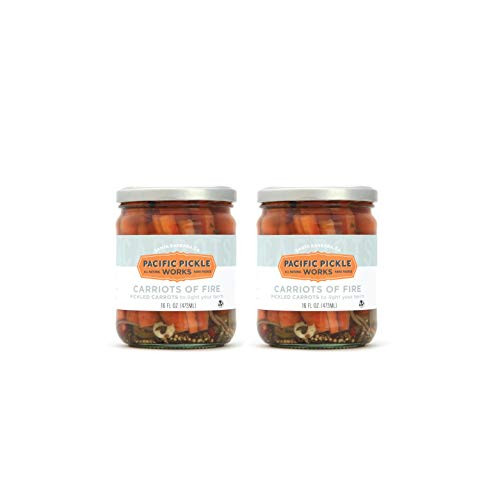 Carriots of Fire  2-pack  - Spicy pickled carrot sticks 16oz