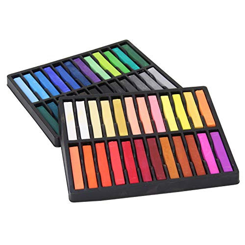 Square Artist Pastels, 48 Assorted Colors Set