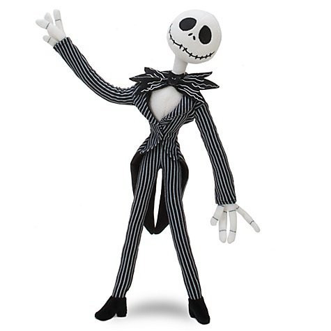 Disney Nightmare Before Christmas Jack Skellington 10" Plush Doll