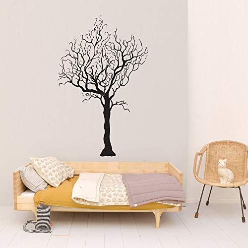 Vinyl Sticker Tree Tall Birds Branches Leaves Fall Massive Oak Forest Wood Garden Mural Decal Wall Art Decor SA3163