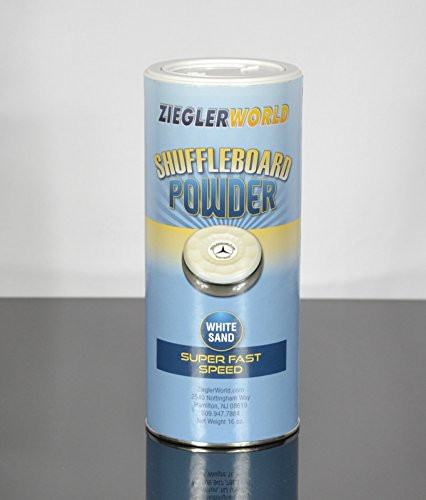Zieglerworld 1 can Table Shuffleboard White Sand Powder Wax - Super Fast Speed