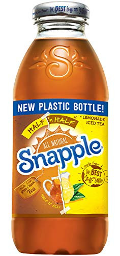 Snapple - Half n Half - Tea and Lemonade - 16 fl oz  12 Plastic Bottles