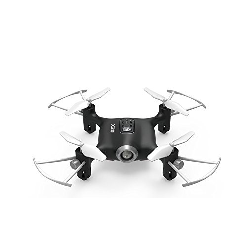 Mini RC Quadcopter Syma X20 Pocket Drone 2.4Ghz Remote Control Altitude Hold Headless Mode RTF  Black
