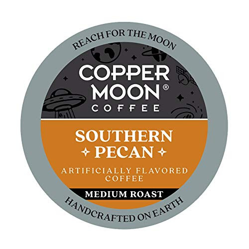 Copper Moon Single Serve Coffee Pods Compatible with Keurig K-Cup Brewers Southern Pecan 36 Ct.