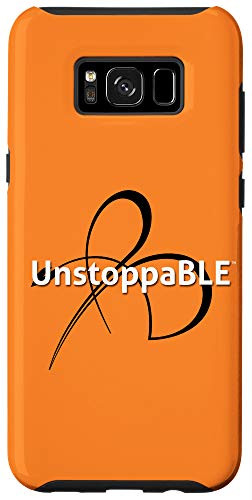 Galaxy S8 plus  Bright Line Eating UnstoppaBLE - Orange and Black Case