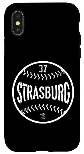 iPhone X XS Stephen Strasburg Baseball Line Gameday Case