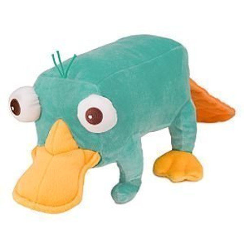Disney Phineas and Ferb - Plush Mini Bean Bag Toy - 10" PERRY Disney Phineas and Ferb - Plush Mini Bean Bag Toy - 10" PERRY