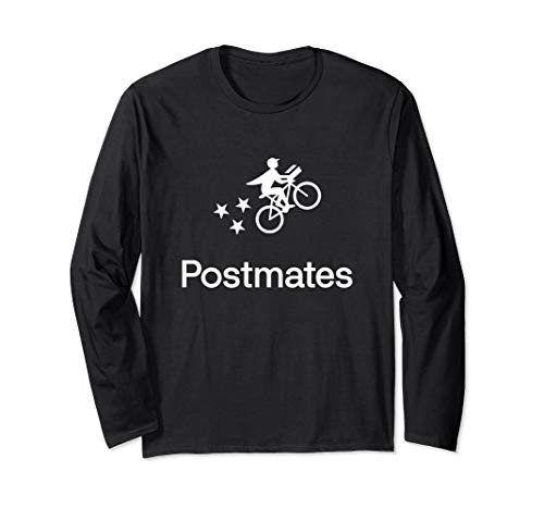 Postmates Courier Contractor Food Delivery Driver Long Sleeve T-Shirt