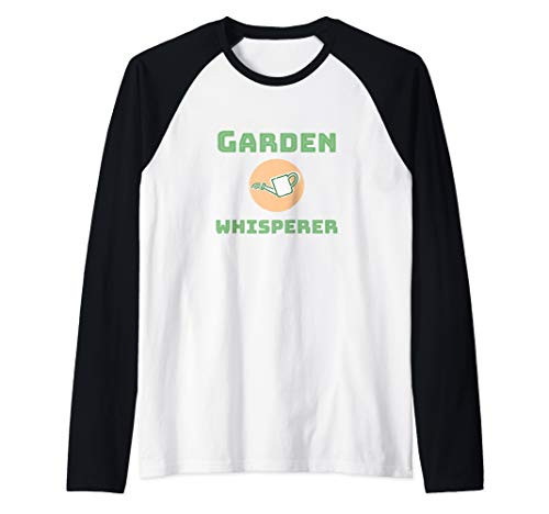 Garden Whisperer Shirt Gardening Statement Raglan Baseball Tee