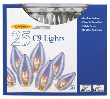 Celebrations C9 Light Set 25 Light Set