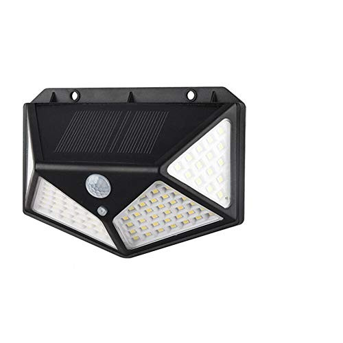 Violetta Shop USA. Solar Lights Outdoor 100 LED Solar Motion Sensor Wall Lights Wireless Solar Powered IP65 Waterproof Solar Security Lights for Porch Garden Yard Fence Patio Deck