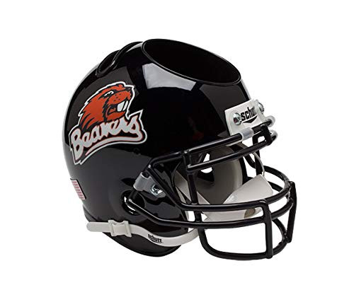 Schutt NCAA Oregon State Beavers Mini Helmet Desk Caddy  Black