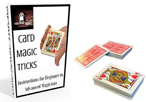 London Magic Works (RED) Stripper Deck, Invisible Deck, AND Over 125 Tricks Combo with Two Bicycle Decks and Tricks That Will Surprise Your Audience