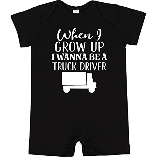inktastic Future Truck Driver Occupation Infant Romper 18 Months Black 2c7d6