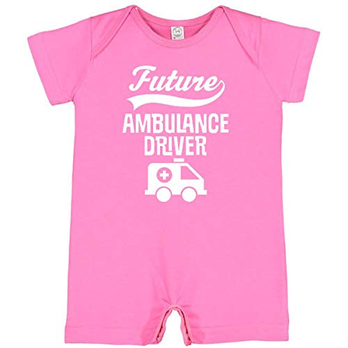 inktastic Future Ambulance Driver Childs Infant Romper 24 Months Raspberry 31efb