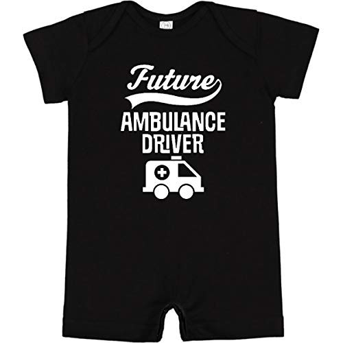 inktastic Future Ambulance Driver Childs Infant Romper Newborn Black 31efb