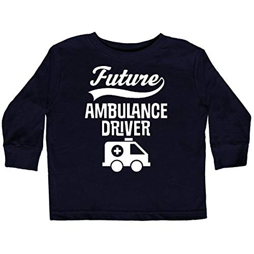 inktastic Future Ambulance Driver Toddler Long Sleeve T-Shirt 5-6 Black 31efb