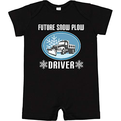 inktastic Future Snow Plow Truck Driver Infant Romper 12 Months Black 3374f