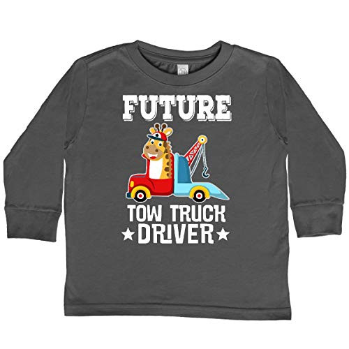inktastic Tow Truck Driver Future Toddler Long Sleeve T-Shirt 3T Charcoal 35aa1 inktastic Tow Truck Driver Future Toddler Long Sleeve T-Shirt 3T Charcoal 35aa1