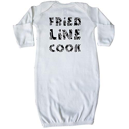 inktastic Fried Line Cook Newborn Layette White 35be7