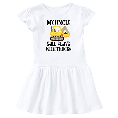 inktastic Uncle Construction Truck Driver Infant Dress 6 Months White 3aa0b