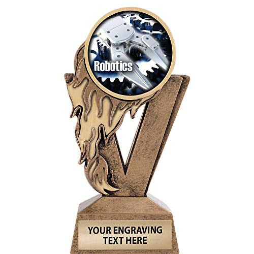 Crown Awards Gold Robotics Trophies 6.25 inch H Custom Fireball Robotics Trophy Prime Crown Awards Gold Robotics Trophies 6.25 inch H Custom Fireball Robotics Trophy Prime