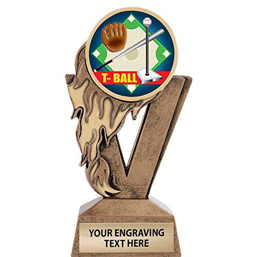 Crown Awards Gold T-Ball Field Trophies 6.25 inch H Custom Fireball T-Ball Field Trophy Prime Crown Awards Gold T-Ball Field Trophies 6.25 inch H Custom Fireball T-Ball Field Trophy Prime