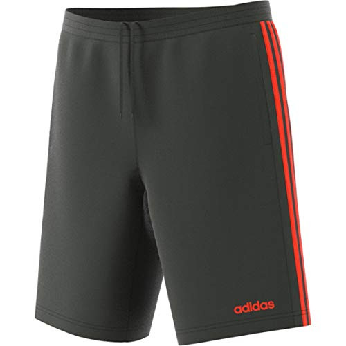 adidas Mens Designed 2 Move Climacool 3-Stripe Short Legend Earth Active Orange Medium