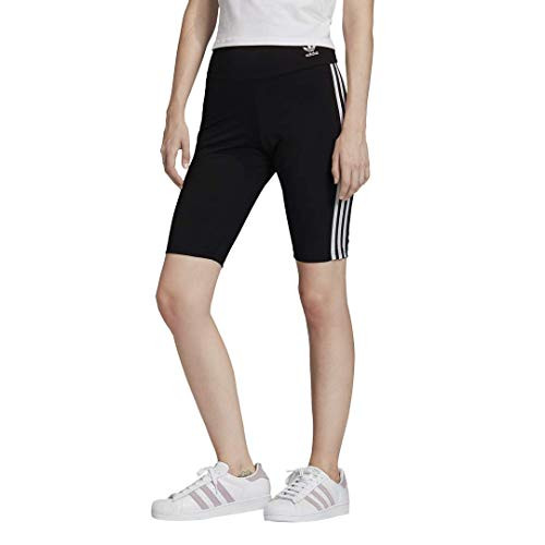 adidas Originals womens Biker Shorts Black White Small adidas Originals womens Biker Shorts Black White Small