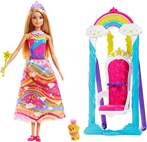 Barbie Princess Swing Fashion Doll Playset