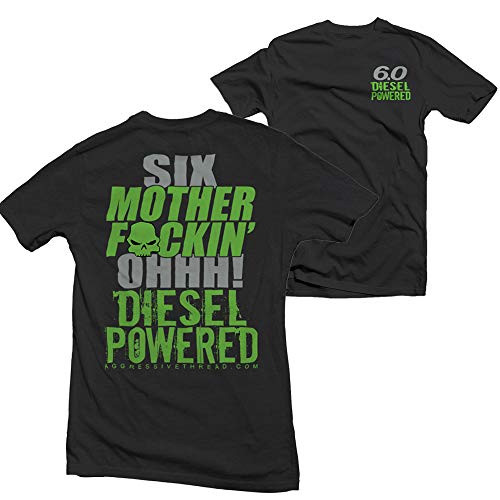 Aggressive Thread 6.0 Powerstroke Six MFN OHH Power Stroke T-Shirt Black
