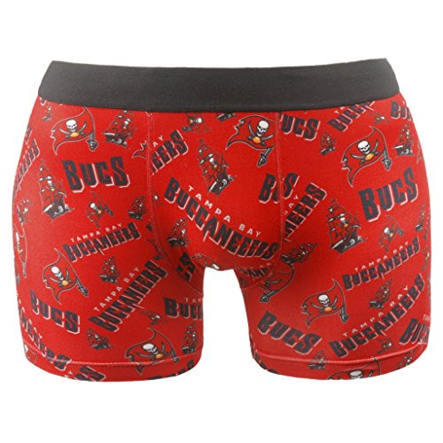 Tampa Bay Buccaneers NFL Mens Repeat Logo Compression Underwear - Medium