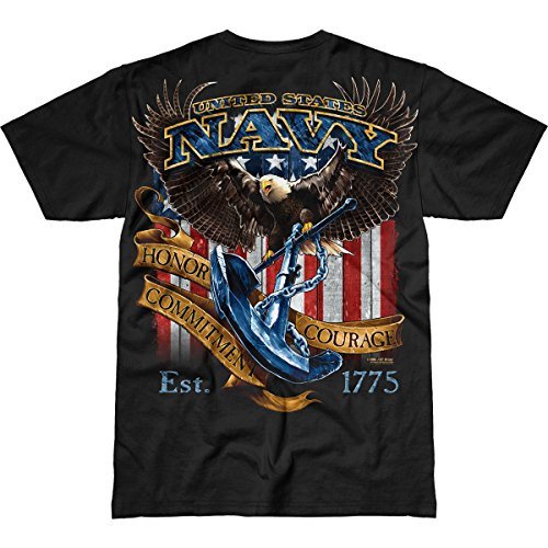 7.62 Design US Navy Fighting Eagle Mens Battlespace T-Shirt XL