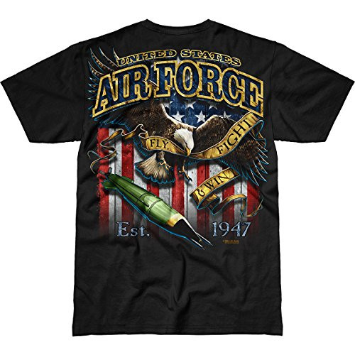 7.62 Design USAF Fighting Eagle Mens Battlespace T-Shirt XL Black