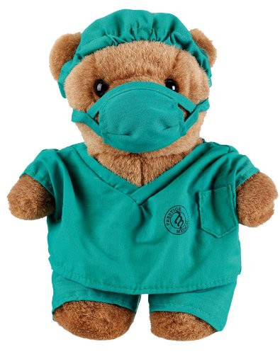 Prestige Medical Dr. Scrubz Bear, 4.4 Ounce