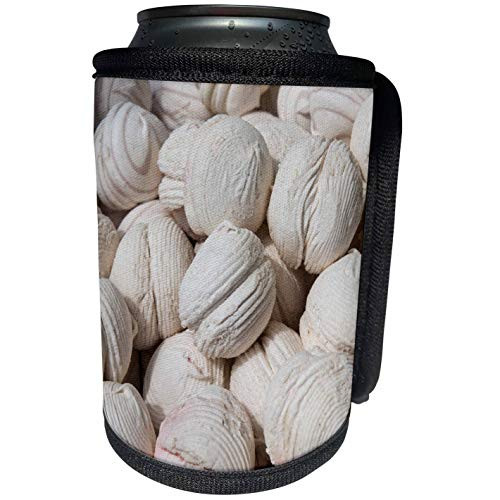 3dRose Alexis Photography - Food Candy - Pile of appetizing marshmallow souffle candies of white color - Can Cooler Bottle Wrap  cc_271876_1