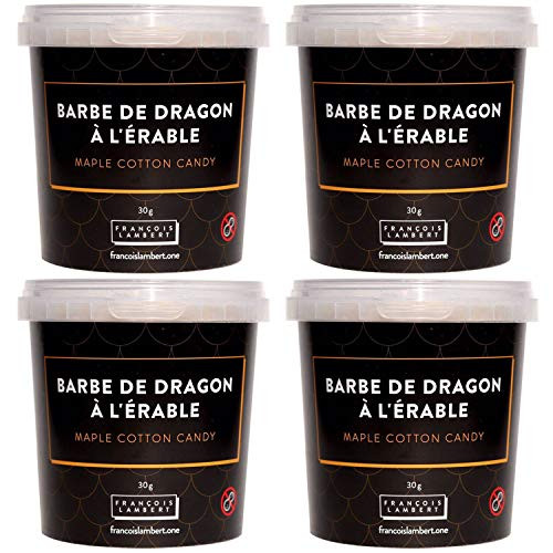 Maple Mini Cotton Candy Made from 100 percent Pure Maple Syrup  Perfect Maple Treat for Parties and Dessert Decoration Pack of 4