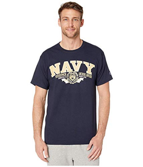 Champion College Navy Midshipmen Jersey Tee Navy 3 XL Champion College Navy Midshipmen Jersey Tee Navy 3 XL
