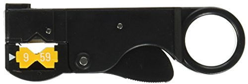 Platinum Tools Platinum Tools 15034C 3 Level Coax Stripper for RG59/62/6/6Quad Clamshell