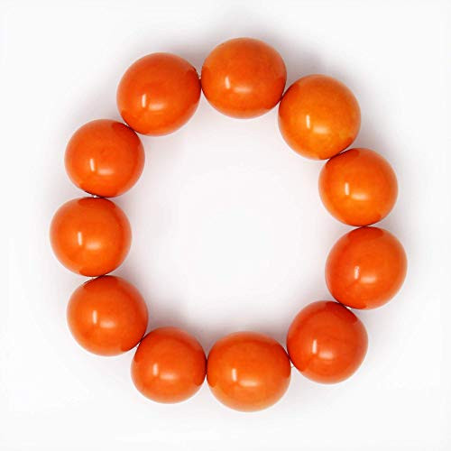 Spheres Tagua Bracelet Orange Handmade Fair Trade