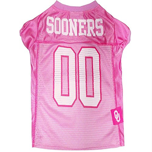 Oklahoma Sooners Pink Pet Jersey - XS