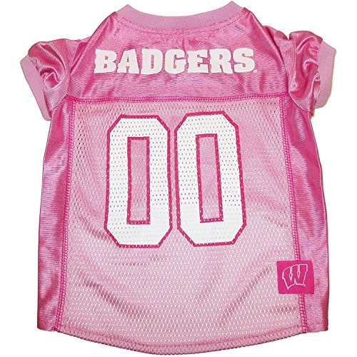 Wisconsin Badgers Pink Pet Jersey - XS Wisconsin Badgers Pink Pet Jersey - XS